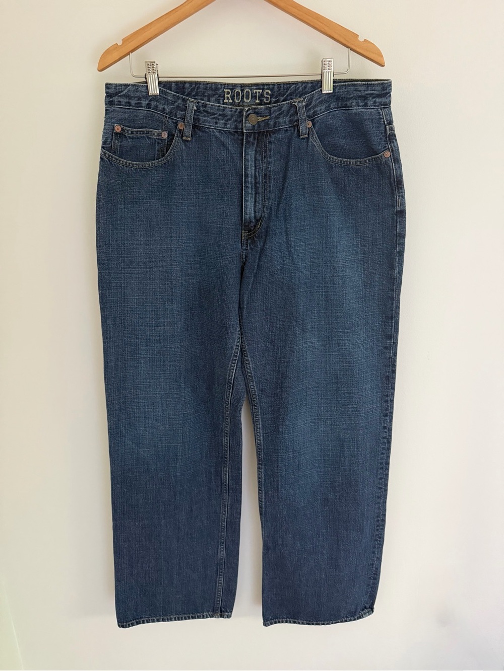 Heritage Workwear Roots 100% Cotton Straight Leg Jeans 36x32